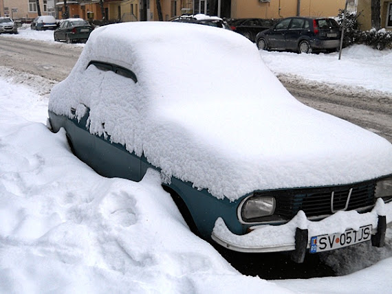 Suceava, acoperită de zăpadă - 4 februarie 2012