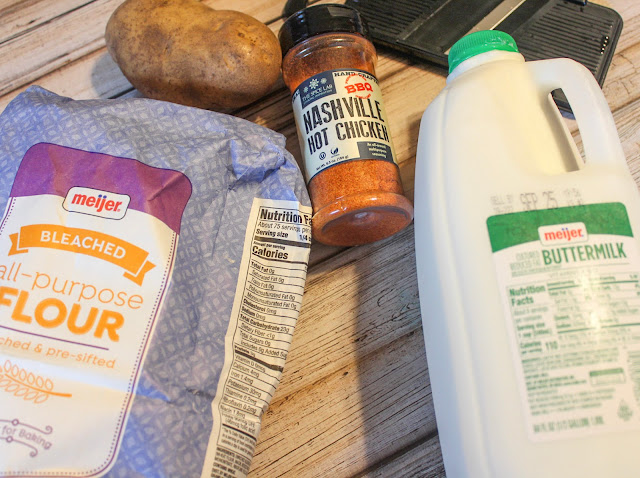 recipe ingredients displayed on a wooden background.