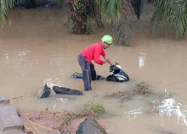 Rezeki jumpa semula motosikal hanyut