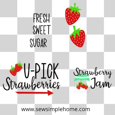 strawberry svg free