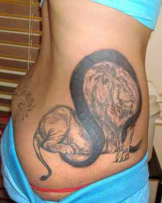 Lion Sign Leo Zodiac Tattoos