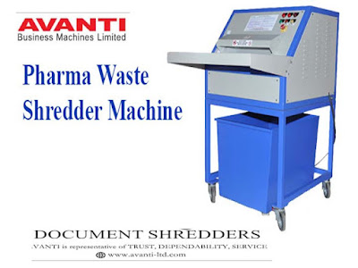 Buy Paper shredder Machine From Pharma Waste Shredder Manufacturers & Cardboard Perforator Manufacturers