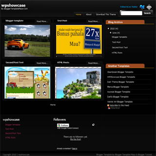 Wp Showcase Blogger Template
