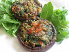 Portobellos Stuffed with Spinach as well as Sun-Dried Tomatoes