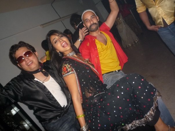 Actress Reema sen & Shreya in Private party