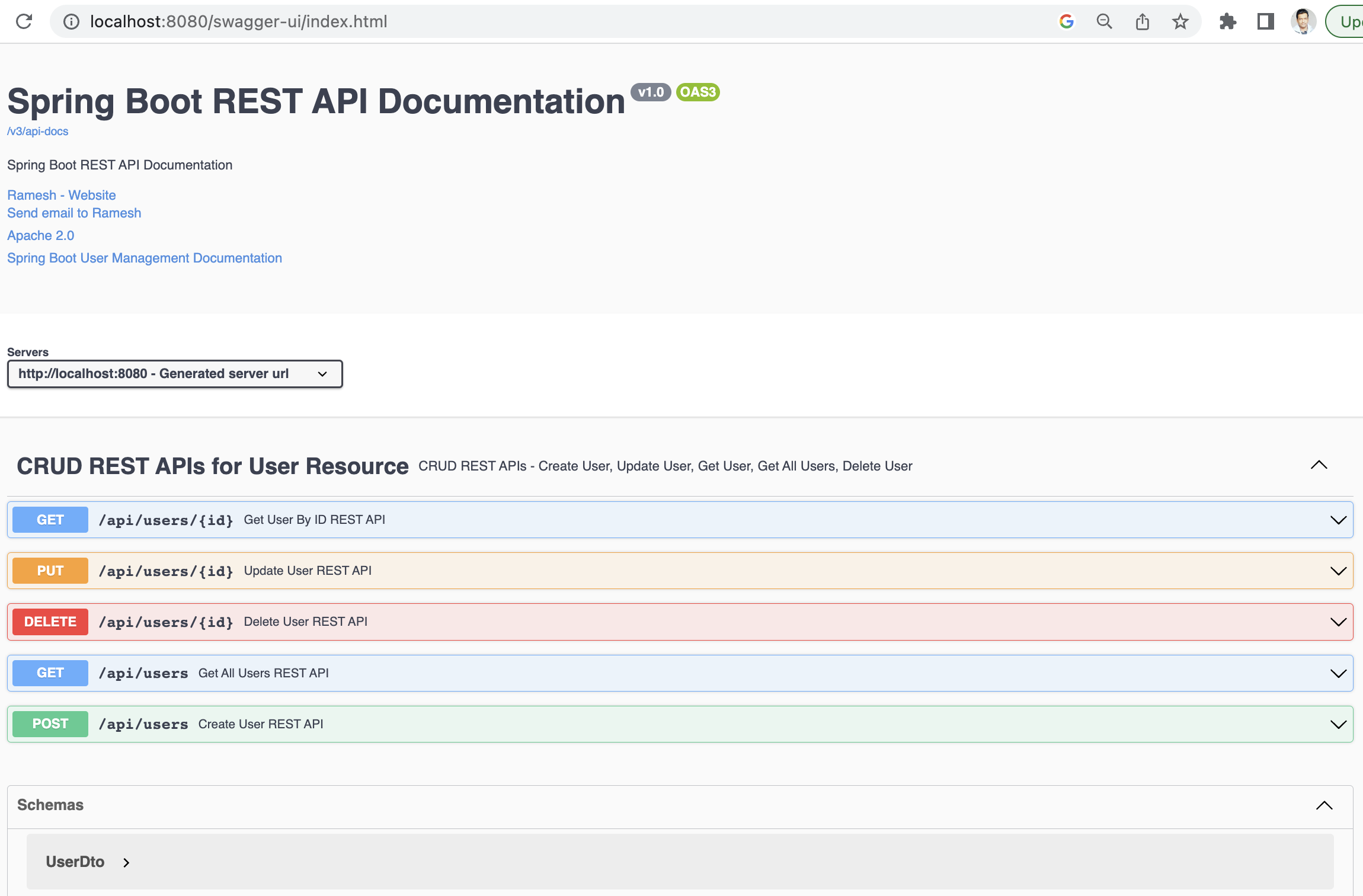 Spring Boot 3 REST API Documentation using SpringDoc OpenAPI