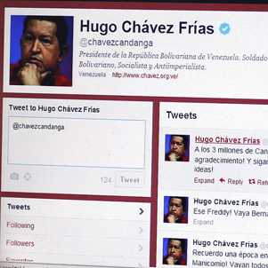 Hoje a partir das 12 horas, haverá um  tuitaço mundial em solidariedade ao presidente Hugo Chávez 