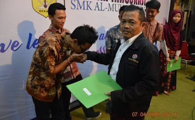 Kepala Sekolah SMK Al Muhadjirin Kota Bekasi Ridjan Sania Saputra ST.MM