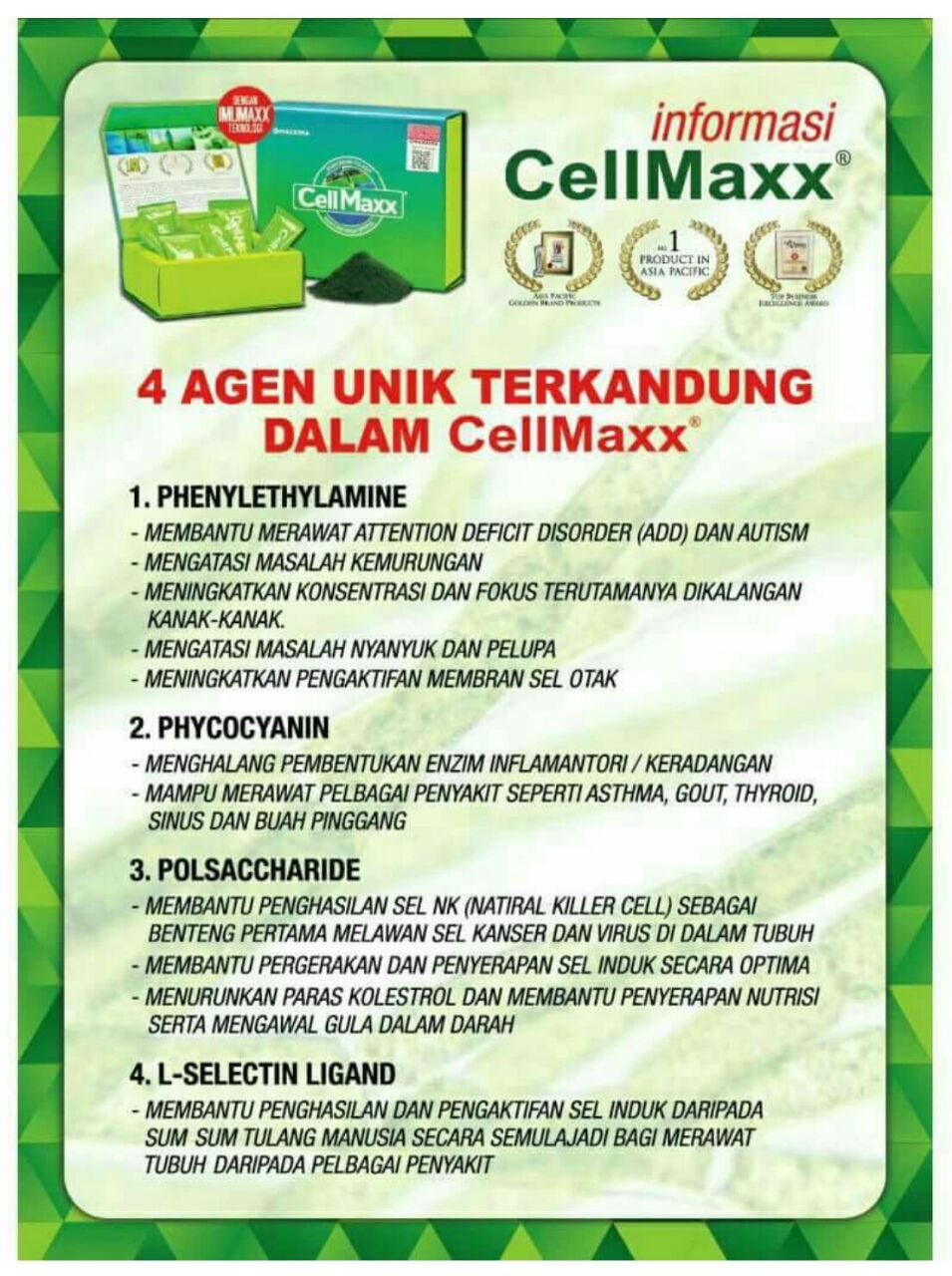 Cellmaxx Malaysia: Cellmaxx Produk Penjanaan Semula Sel 