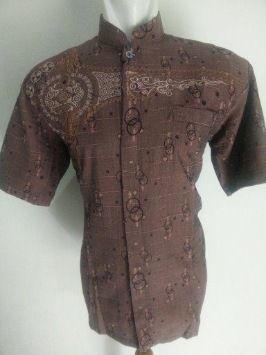  Baju Koko Coklat Lengan Pendek Jual Grosir Baju Busana 