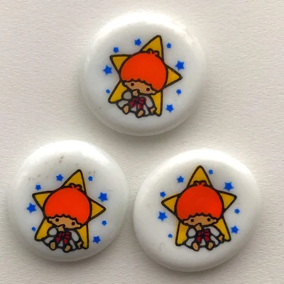 昭和　昭和レトロ　駄菓子屋玩具　おはじき　サンリオ　ハローキティ パティ＆ジミー リトルツインスターズ  バニー＆マッティ リトルワールド
