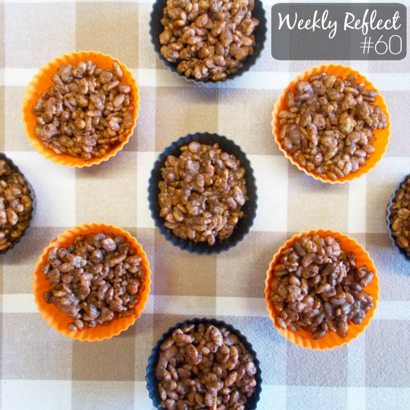 Weekly Reflect # // Halloween rice krispie buns!