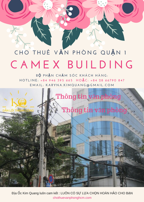 Cho thuê văn phòng quận 1 Camex building