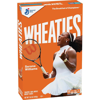 Serena Williams becomes second black female #Tennis player on the cover of a Wheaties Cereal box!