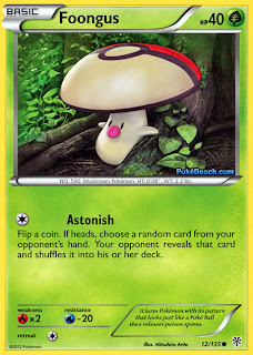 Foongus Plasma Storm Pokemon Card