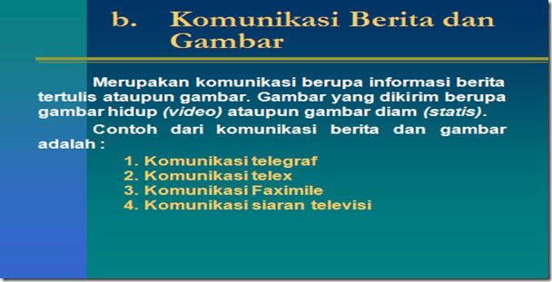 Komunikasi Berita dan Gambar