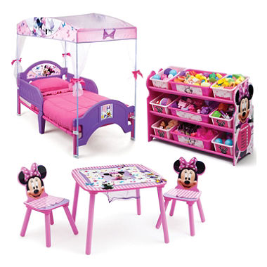minnie mouse toddler bed set amazon