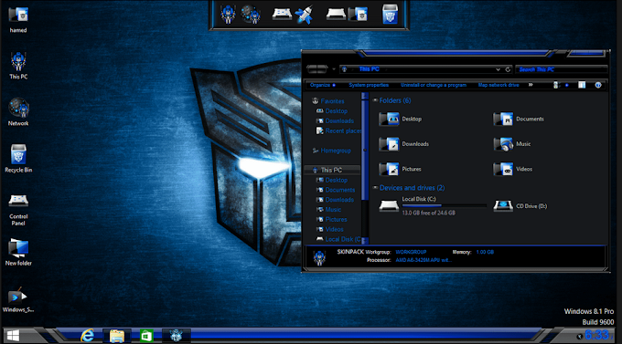 Now let's turn the PC into a unique design theme TransFormers become stylish boss