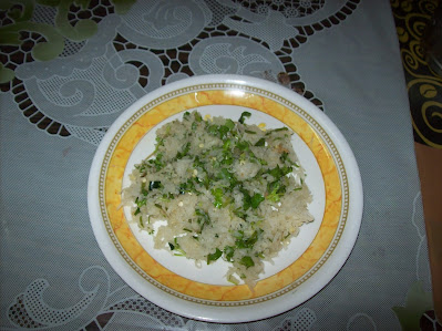 mooli or raddish paste in a ceramic bowl.healthy cooking