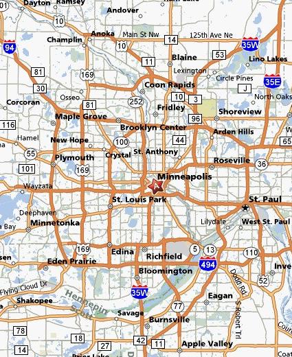 Minneapolis Map - Free Printable Maps