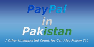 PayPal account in Pakistan