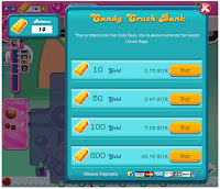 Freemium Candy Crush example