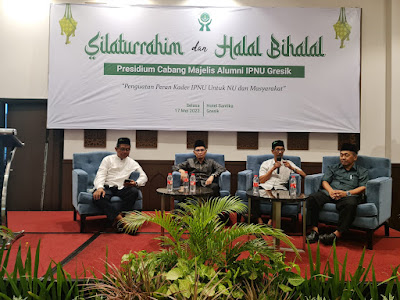 Presidium Majelis Alumni IPNU Gresik Gelar Halal Bihalal