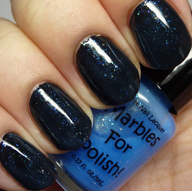Marbles For Polish Wish over black