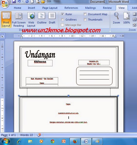 Download Undangan  Gratis Desain Undangan  Pernikahan 