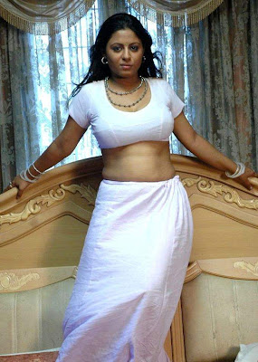 Tollywood Actress Sunakshi in Hot Saree Blouse Stills From Nishabda Viplavam Movie