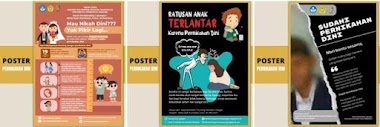 "Mahasiswa KKN-T UTM Buat Poster Pernikahan Dini Untuk  Desa Pejagan – Bangkalan Madura"