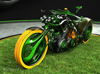 M-Org concept chopper, the greenest of them all