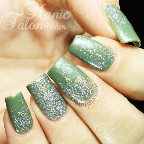 Poly Polish and T.E.N. Holographic Glitter Manicure