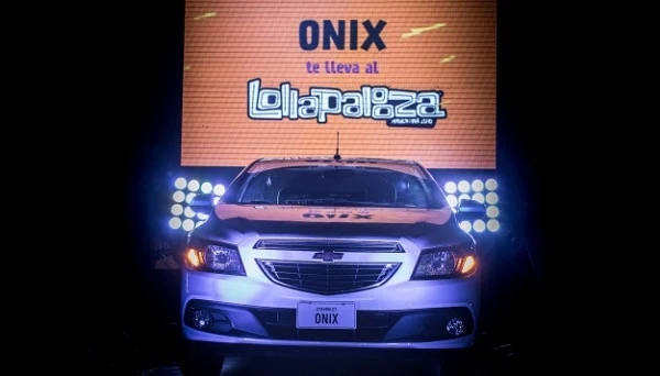 El Chevrolet Onix vuelve a ser el auto oficial del Lollapalooza