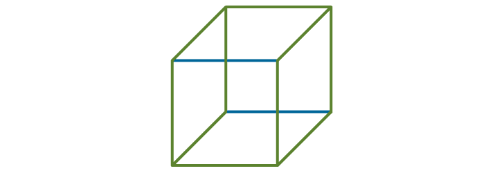 Cubo imposible / Cubo de Necker