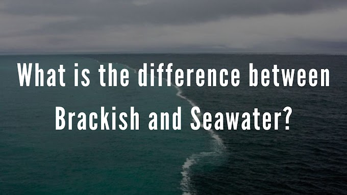 What is the difference between Brackish and Seawater?