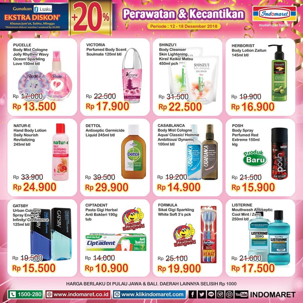 Indomaret - Promo Katalog Super Hemat Mingguan Periode 12 - 18 Desember 2018