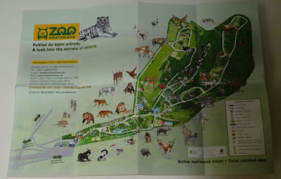 Un domingo en el zoo lobo: mapa