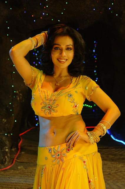 Actress Asha Saini Hot Cleavage and Navel Show in Blouse Stills