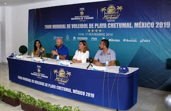 Chetumal recibirá a los mejores jugadores del mundo de voleibol de playa