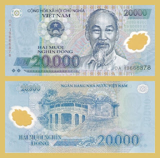 V12 VIETNAM 20000 DONG POLYMER ISSUE UNC 2019 (P-120)