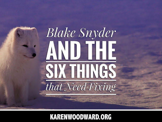 Blake Snyder and the Six Things that Need Fixing