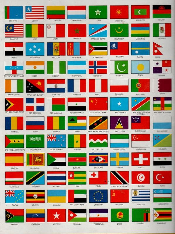 Gambar bendera Negara  Negara  di dunia alfiforever