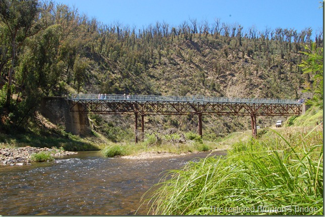 The restored Brunton's Bridge