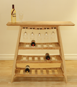 wine storage and serving table