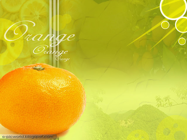 orange fruit wallpaper