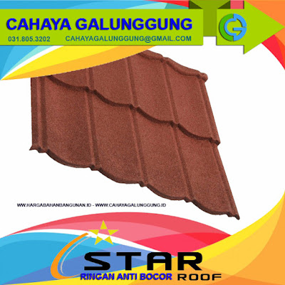 Harga Genteng Metal Star Roof Terbaru