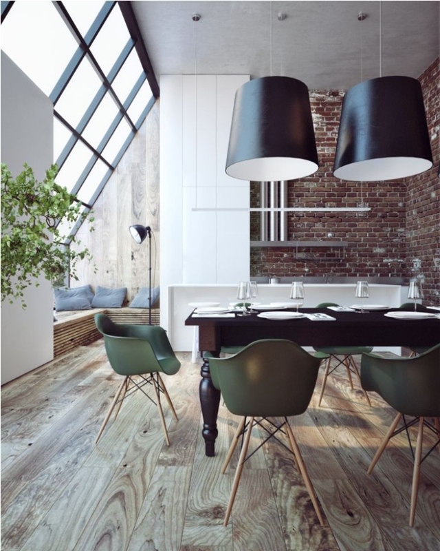 Dining room of Emerald penthouse