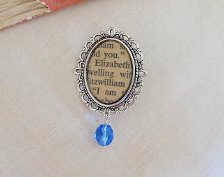 image elizabeth bennet brooch sapphire blue bouquet pin two cheeky monkeys jane austen pride and prejudice