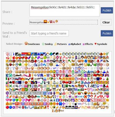 facebook emoticons symbols. For Animated Emoticons in Text